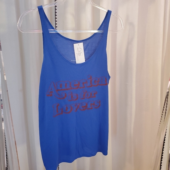 America Is For Lovers Tank - Picture 2 of 4